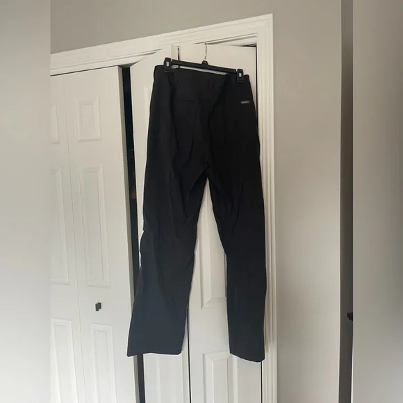 Men's Eddie Bauer Nylon Black Pants - Picture 4 of 6